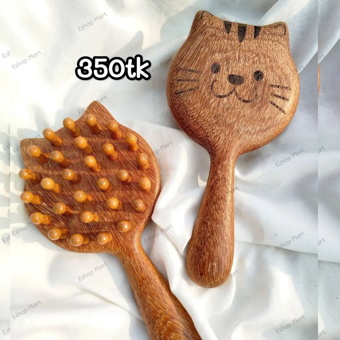 Cute Wood Meridian Head Massage