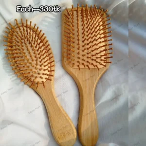 Eco-Friendly Bamboo Hair Brush – Natural Wooden