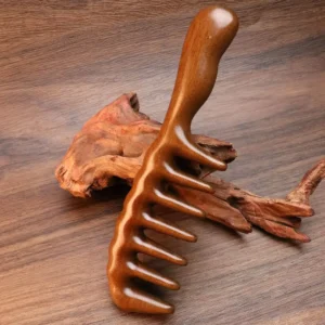 Natural Sandalwood Meridian Massage Comb