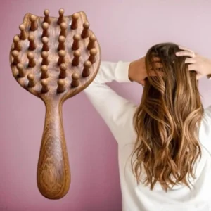 Sandalwood Cat-Shaped Scalp Massager