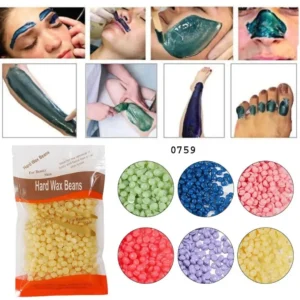 Hard Wax Beans Application on Face and Body