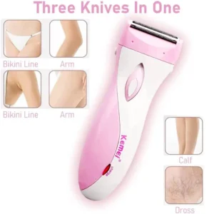 Kemei Professional Electric Lady Shaver – Rechargeable