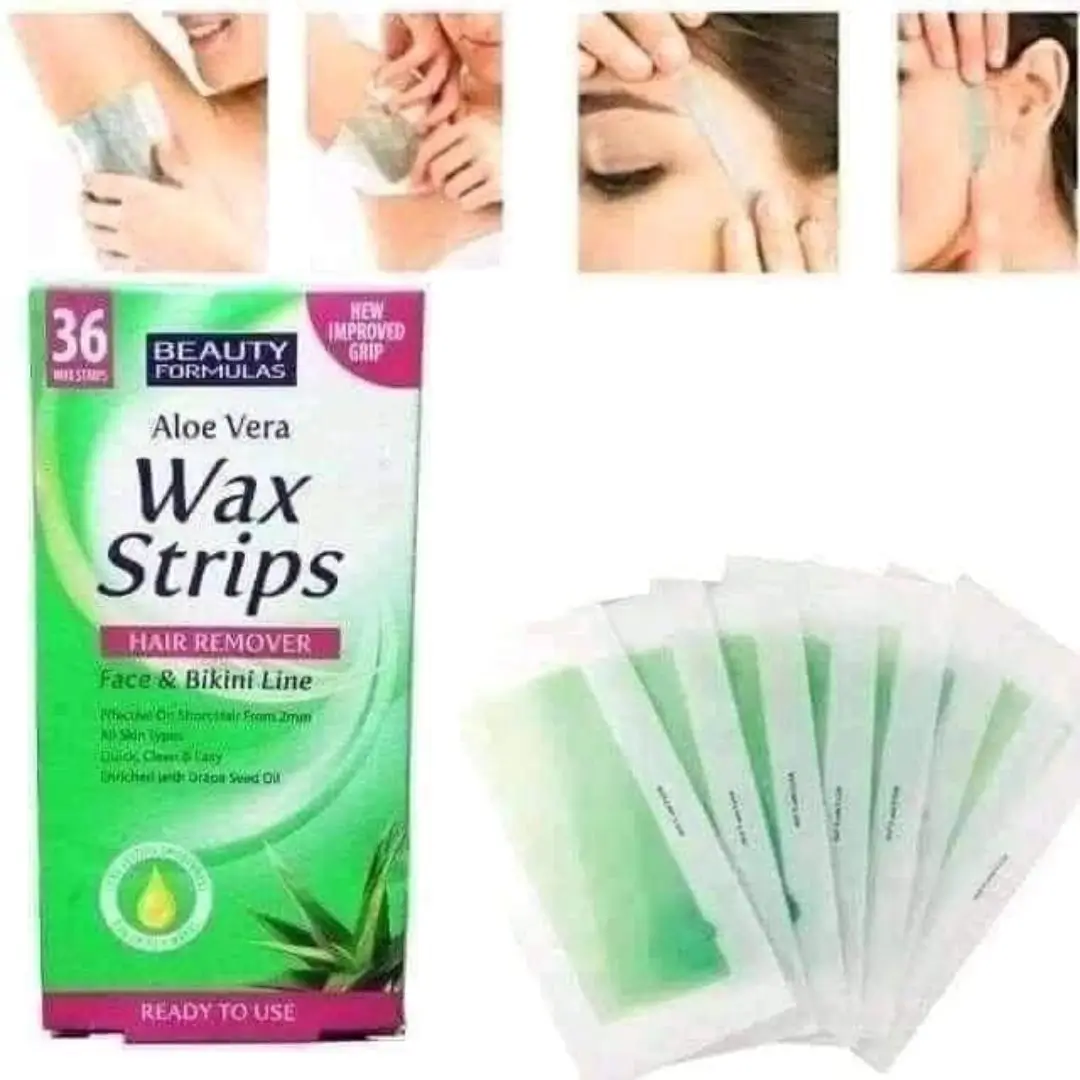 Beauty Formulas Face and Bikini Line Wax Strips Pack