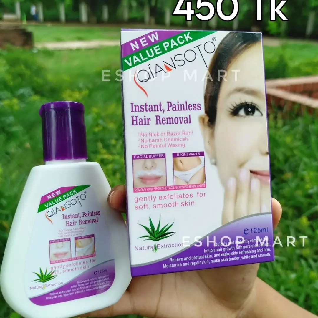 Qiansoto Painless Hair Removal Before and After Result