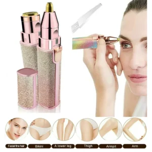 2-in-1 Rechargeable Facial & Eyebrow Trimmer