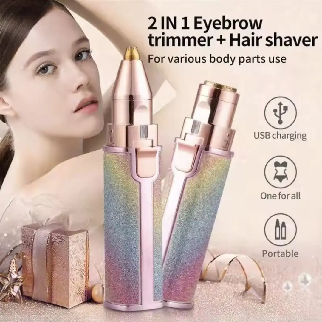 Rechargeable Facial and Eyebrow Trimmer