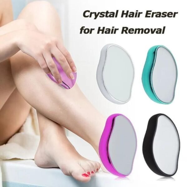 Nano Crystalline Crystal Hair Remover Before and After