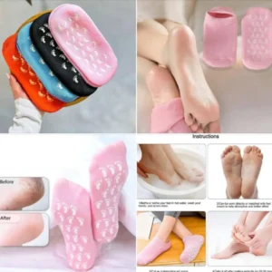 Reusable Silicone Gel Socks for Cracked Heel Repair