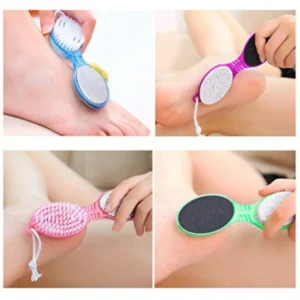 4-in-1 Pedicure Paddle Foot Brush
