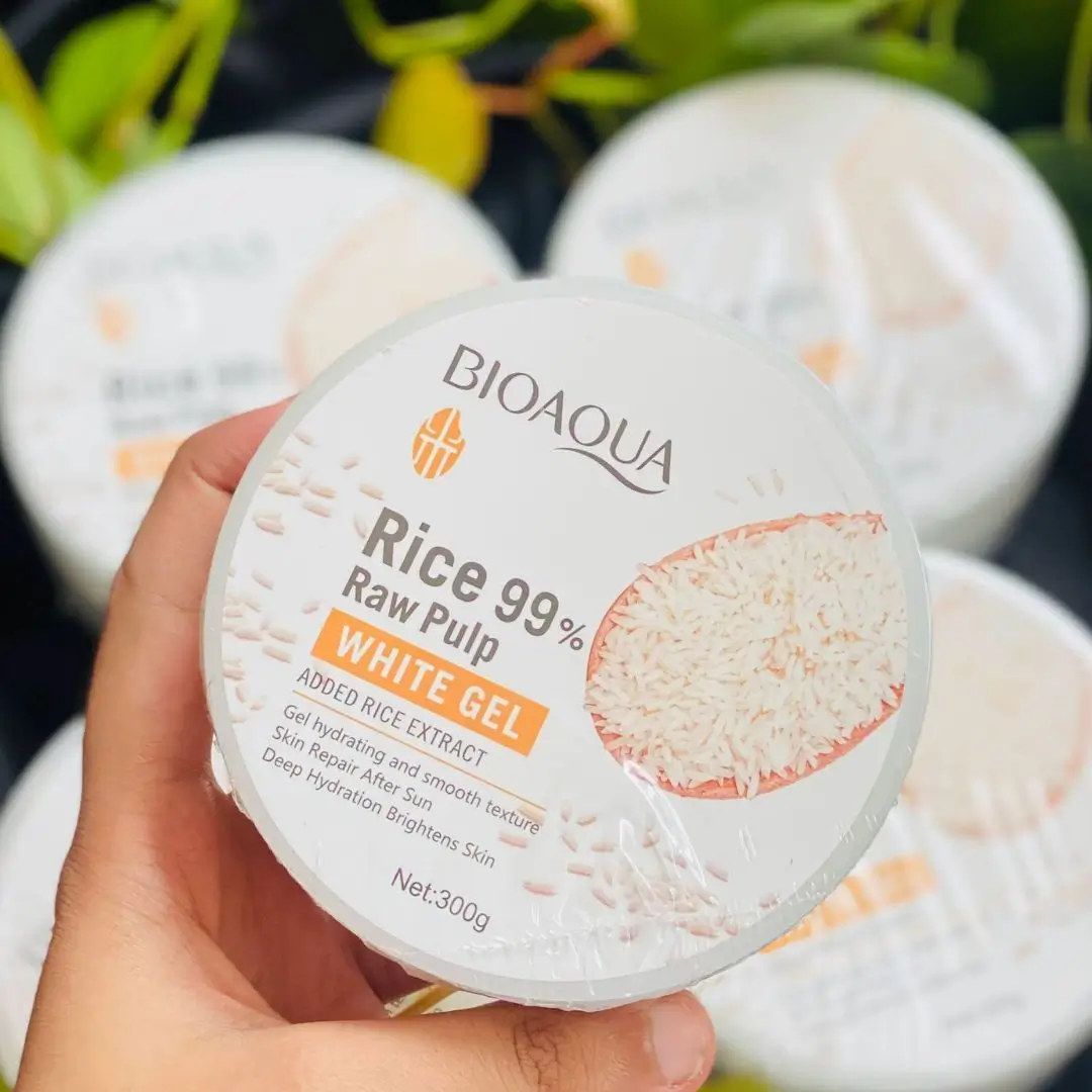 Bioaqua Rice 99 percent Raw Pulp White Gel 300g