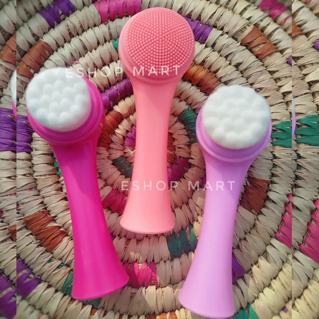 Double Sided 3D Manual Facial Cleansing Brush Eshop Mart