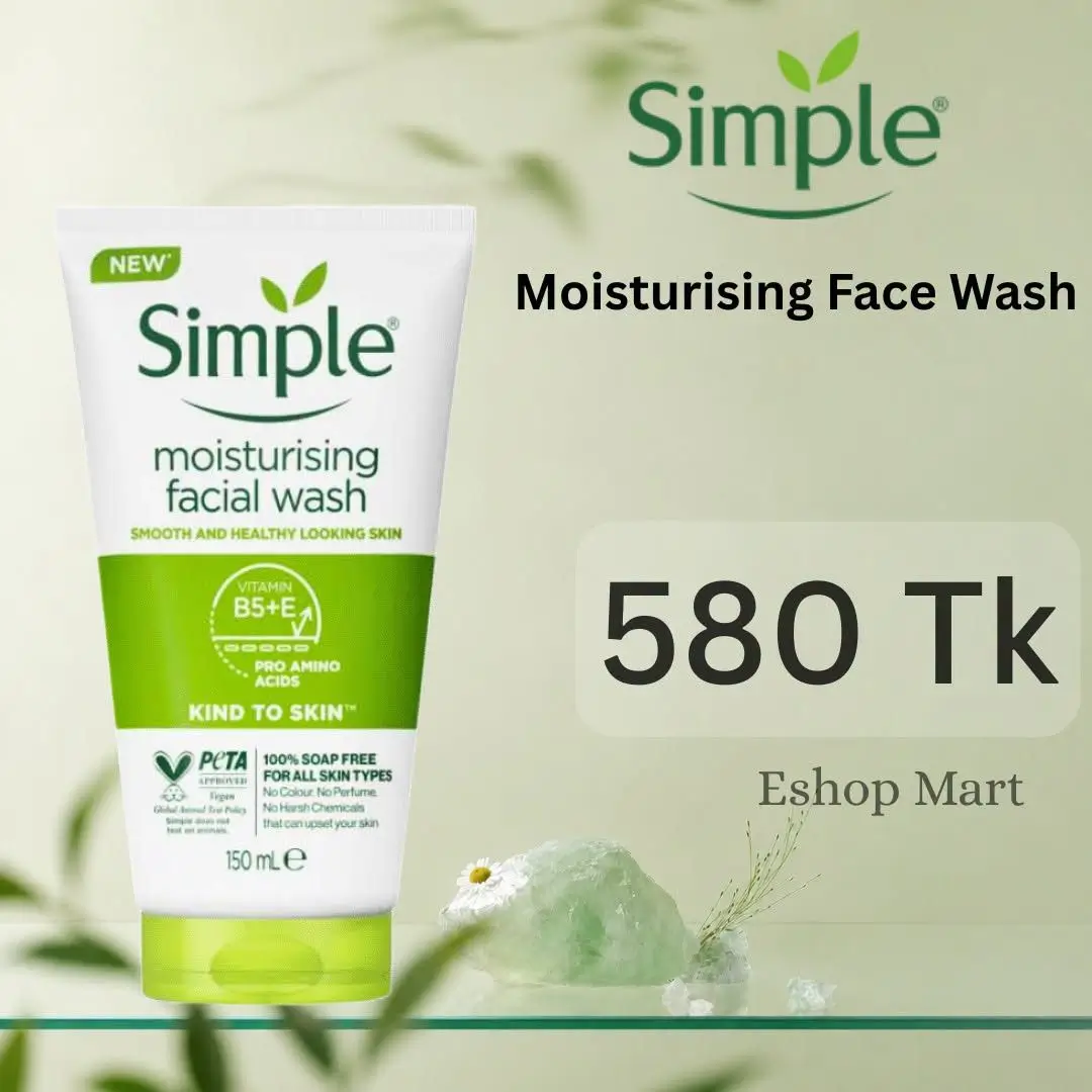 Simple Kind to Skin Moisturising Facial Wash 150ml Banner