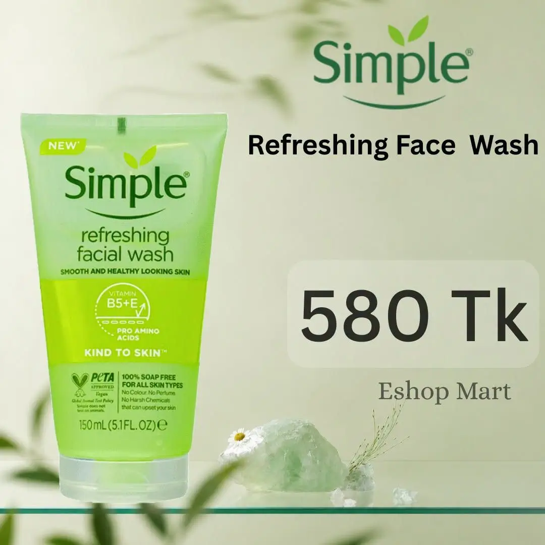 Simple Kind to Skin Refreshing Facial Wash 150ml Banner