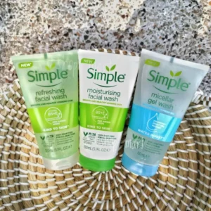 Simple Facial Wash (150ml) – Refreshing / Moisturising / Water Boost Micellar