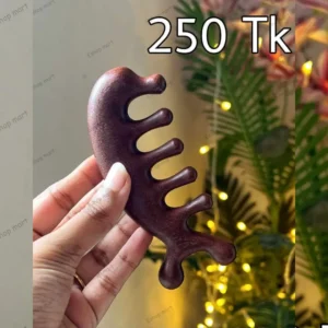 Natural Sandalwood 5-Claw Scalp & Body Gua Sha Massager Comb