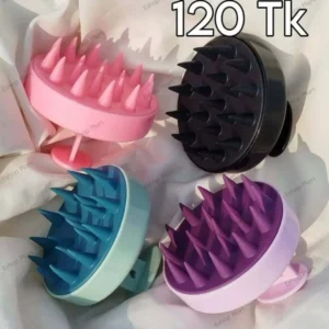 Soft Silicone Scalp Massager & Hair Cleaning Shampoo Brush