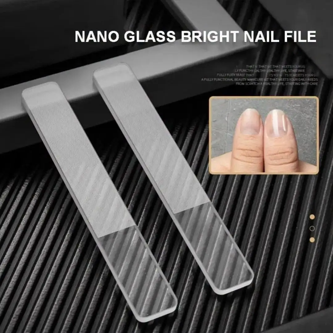 Nano Glass Bright Nail File and Crystal Polish Shiner