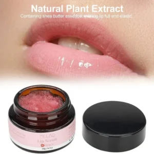 Melao Natural Peach Exfoliating Lip Scrub with Shea Butter (20g)