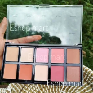 10 Color Ultimate Face Palette (Blush, Contour, Highlight & Bronzer)