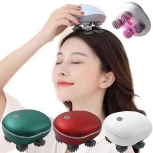 Electric Scalp Massager with 3D Deep Kneading Nodes